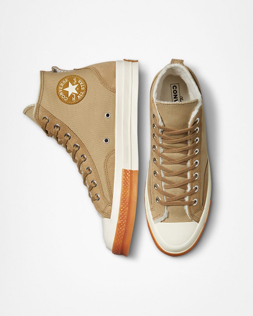 Tenisi Inalti Barbati Converse Chuck 70 Captusite Colorblock Kaki | RO GZJV13752